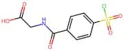 2-{[4-(chlorosulfonyl)phenyl]formamido}acetic acid