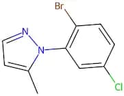 1-(2-Bromo-5-chlorophenyl)-5-methyl-1H-pyrazole