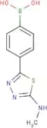 4-[5-(Methylamino)-1,3,4-thiadiazol-2-yl]benzeneboronic acid