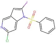 1-(Benzenesulfonyl)-6-chloro-2-iodo-1H-pyrrolo[3,2-c]pyridine