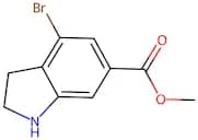 Methyl 4-bromoindoline-6-carboxylate