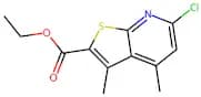 Ethyl 6-chloro-3,4-dimethylthieno[2,3-b]pyridine-2-carboxylate