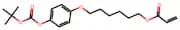 6-(4-((tert-Butoxycarbonyl)oxy)phenoxy)hexyl acrylate