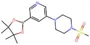 1-(Methylsulfonyl)-4-(5-(4,4,5,5-tetramethyl-1,3,2-dioxaborolan-2-yl)pyridin-3-yl)piperazine