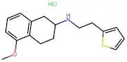 5-Methoxy-N-(2-(thiophen-2-yl)ethyl)-1,2,3,4-tetrahydronaphthalen-2-amine hydrochloride