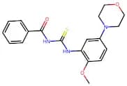 N-(2-methoxy-5-morpholinophenylcarbamothioyl)benzamide