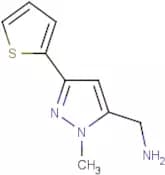 (1-Methyl-3-thien-2-yl-1H-pyrazol-5-yl)methylamine