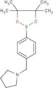 4-[(Pyrrolidin-1-yl)methyl]benzeneboronic acid, pinacol ester