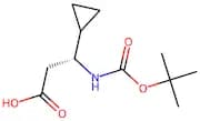 (R)-3-((tert-butoxycarbonyl)amino)-3-cyclopropylpropanoic acid