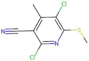 2,5-Dichloro-4-methyl-6-(methylthio)nicotinonitrile