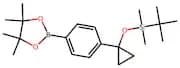tert-Butyldimethyl(1-(4-(4,4,5,5-tetramethyl-1,3,2-dioxaborolan-2-yl)phenyl)cyclopropoxy)silane