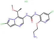 (S)-1-(2-(2-Aminoethoxy)-5-chloropyridin-3-yl)-3-(2-chloro-7-(1-methoxyethyl)pyrazolo[1,5-a]pyrimi…