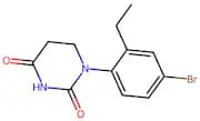 2,4(1H,3H)-Pyrimidinedione, 1-(4-bromo-2-ethylphenyl)dihydro-