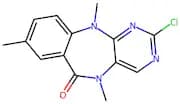 2-Chloro-5,8,11-trimethyl-5H-benzo[e]pyrimido[5,4-b][1,4]diazepin-6(11H)-one