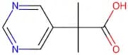 2-Methyl-2-(pyrimidin-5-yl)propanoic acid