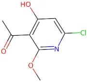 1-(6-Chloro-4-hydroxy-2-methoxypyridin-3-yl)ethan-1-one