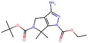 5-tert-Butyl 1-ethyl 3-amino-6,6-dimethylpyrrolo[3,4-c]pyrazole-1,5(4H,6H)-dicarboxylate