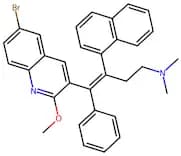 (Z)-4-(6-Bromo-2-methoxyquinolin-3-yl)-N,N-dimethyl-3-(naphthalen-1-yl)-4-phenylbut-3-en-1-amine