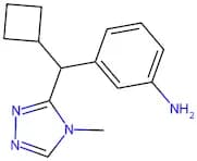3-(Cyclobutyl(4-methyl-4H-1,2,4-triazol-3-yl)methyl)aniline