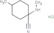 4-Methyl-1-(methylamino)cyclohexane-1-carbonitrile hydrochloride