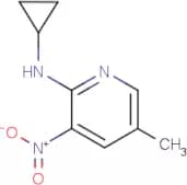2-Cyclopropylamino-5-methyl-3-nitropyridine