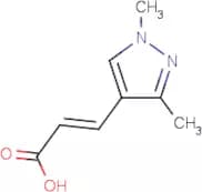 (2E)-3-(1,3-Dimethyl-1H-pyrazol-4-yl)acrylic acid