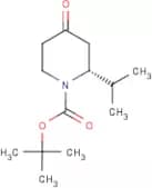 (2R)-2-Isopropyl-4-oxopiperidine, N-BOC protected