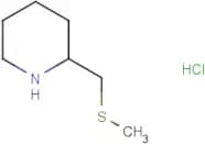 2-[(Methylsulfanyl)methyl]piperidine hydrochloride