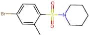 1-((4-Bromo-2-methylphenyl)sulfonyl)piperidine