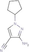 3-Amino-1-cyclopentyl-1H-pyrazole-4-carbonitrile