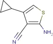 2-Amino-4-cyclopropylthiophene-3-carbonitrile
