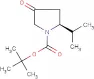(2S)-2-Isopropyl-4-oxopyrrolidine, N-BOC protected