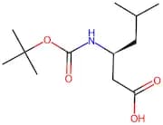 (S)-3-(tert-Butoxycarbonylamino)-5-methylhexanoic acid