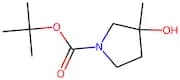 tert-Butyl 3-hydroxy-3-methylpyrrolidine-1-carboxylate