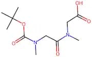 2-(2-((tert-Butoxycarbonyl)(methyl)amino)-N-methylacetamido)acetic acid