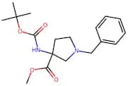 Methyl 1-benzyl-3-{[(tert-butoxy)carbonyl]amino}pyrrolidine-3-carboxylate