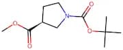 Methyl (S)-1-(tert-butyloxycarbonyl)pyrrolidine-3-carboxylate