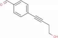 4-(4-Hydroxybut-1-yn-1-yl)benzaldehyde