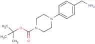 4-[(Aminomethyl)phenyl]piperazine, N1-BOC protected