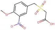 2-(4-Methoxy-3-nitrobenzylsulfonyl)acetic acid