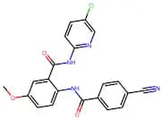 N-(5-chloropyridin-2-yl)-2-(4-cyanobenzamido)-5-methoxybenzamide
