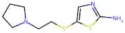 5-((2-(Pyrrolidin-1-yl)ethyl)thio)thiazol-2-amine