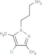 3-(4-Chloro-3,5-dimethyl-1H-pyrazol-1-yl)propan-1-amine