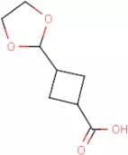 3-(1,3-Dioxolan-2-yl)cyclobutanecarboxylic acid