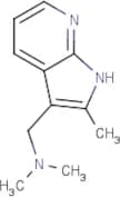 N,N-Dimethyl(2-methyl-1H-pyrrolo[2,3-b]pyridin-3-yl)methanamine