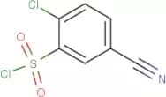 2-Chloro-5-cyanobenzene-1-sulfonyl chloride