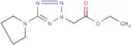 Ethyl 5-(1-pyrrolidino)tetrazol-2-ylacetate