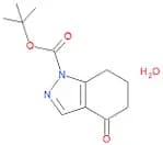 4-Oxo-4,5,6,7-tetrahydro-indazole-1-carboxylic acid tert-butyl ester hydrate