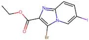 Ethyl 3-bromo-6-iodoimidazo[1,2-a]pyridine-2-carboxylate