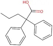 2,2-Diphenylpentanoic acid